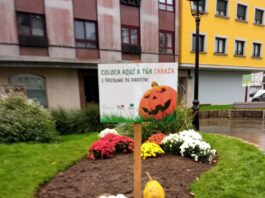 As cabazas volven ás zonas verdes para celebrar o Samaín e implicar a infancia no coidado dos xardíns
