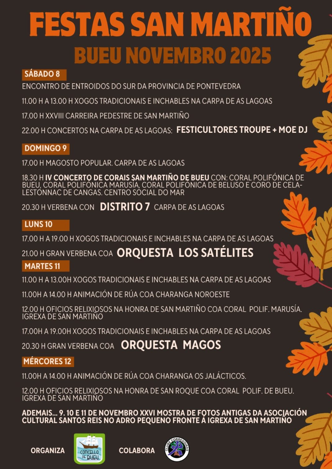 CARTEL FESTAS SAN MARTIÑO 2025