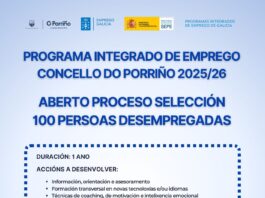 O concello do Porriño abre o proceso de inscrición para o novo Programa Integrado de Emprego dirixido a 100 persoas desempregadas