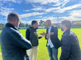 O concello do Porriño impulsa a renovación integral do campo de fútbol de Lourambal