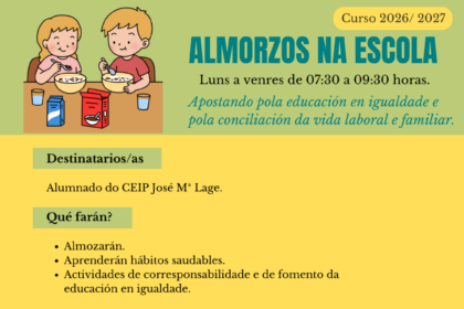 ALMORZOS NA ESCOLA 26 27