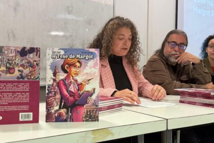 Acto presentacion novela grafica A tese de Margot Abril 2026 1