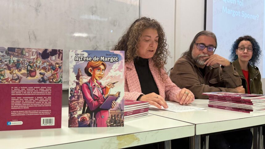Acto presentacion novela grafica A tese de Margot Abril 2026 1