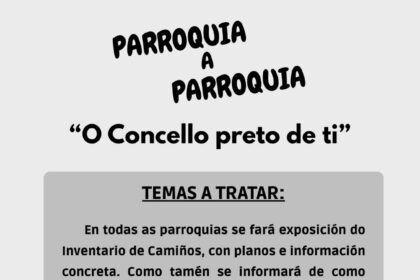 Carral pone en marcha el programa ‘Parroquia a parroquia para informar sobre el Inventario de Caminos 2