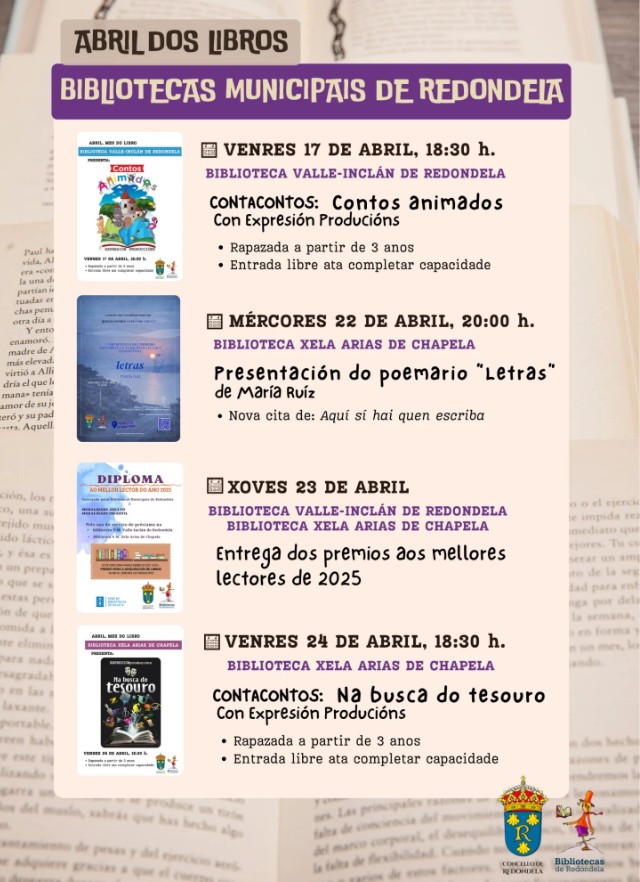 Cartel Mes do Libro 2026