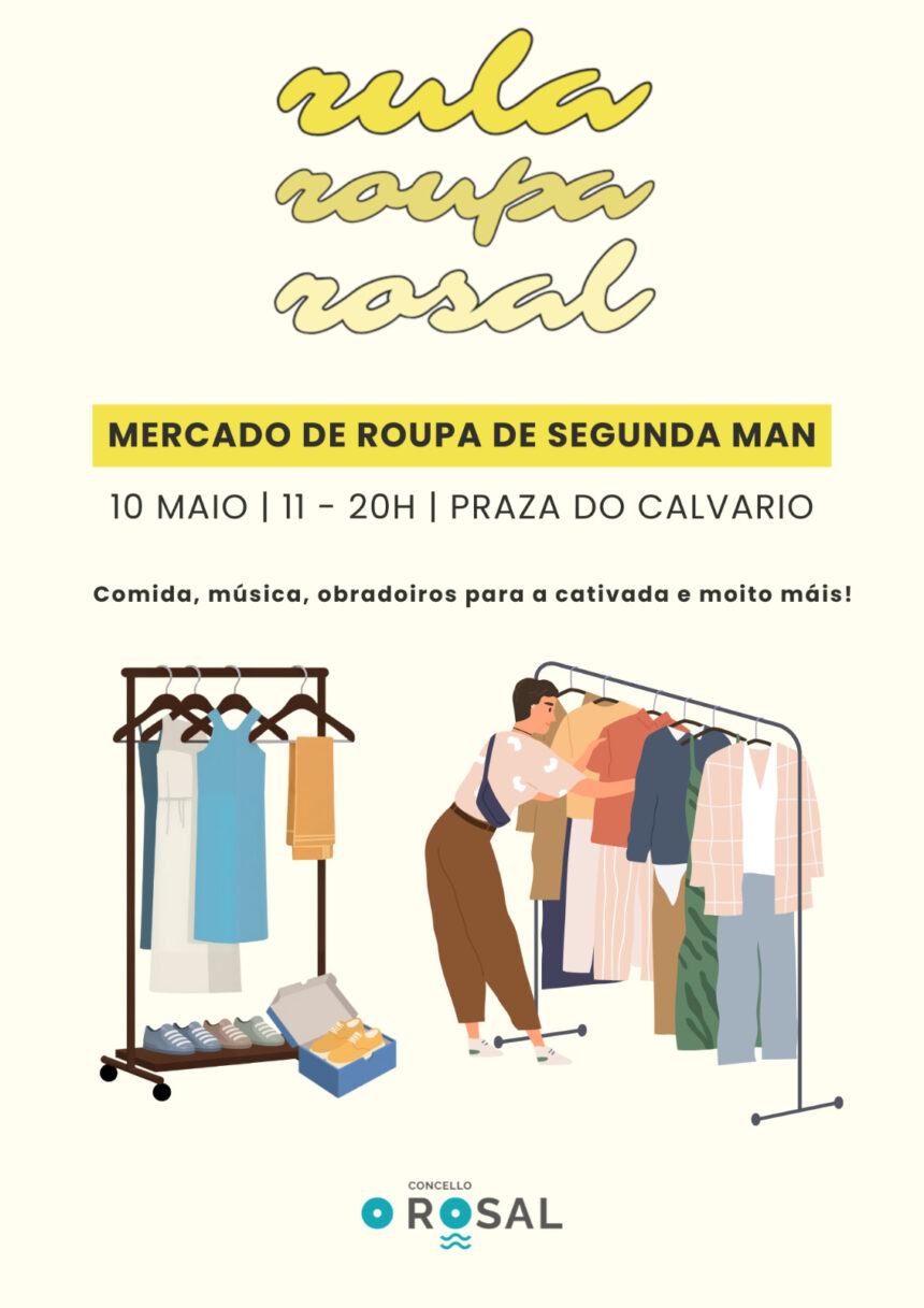 Cartel Rula Roupa Rosal