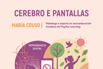 Cartel charla pantallas Maria Couso