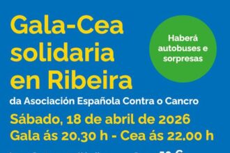 Cartel da gala cea solidaria AECC 2026