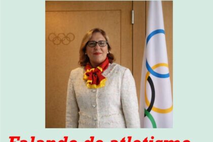 Cartel da homenaxe a atleta Maria Jose Martinez Patino