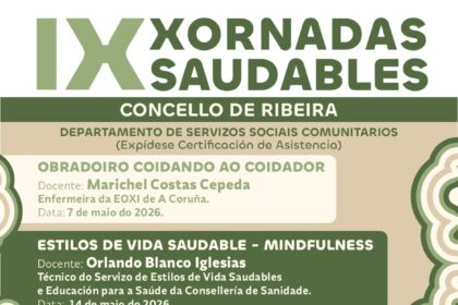 Cartel das IX Xornadas Saudables 2026