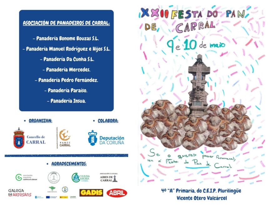 FOTO 1 CARRAL El Concello de Carral presenta la programacion de la XXII Festa do Pan que se celebrara los dias 9 y 10 de mayo
