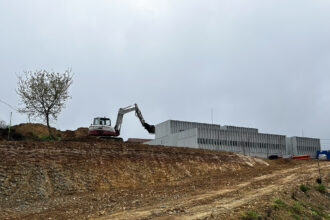 FOTO ABEGONDO Obras accesos aparcamientos centro salud