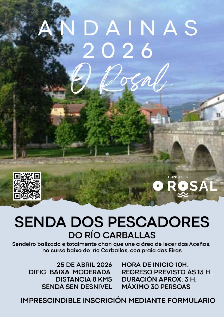 O Rosal caminZa pola natureza cunha nova andaina interpretativa pola Senda dos Pescadores