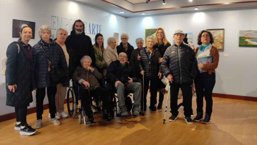 Visita exposicion EmpodeArte Centro de Dia da Pobra do Caraminal Abril 2026