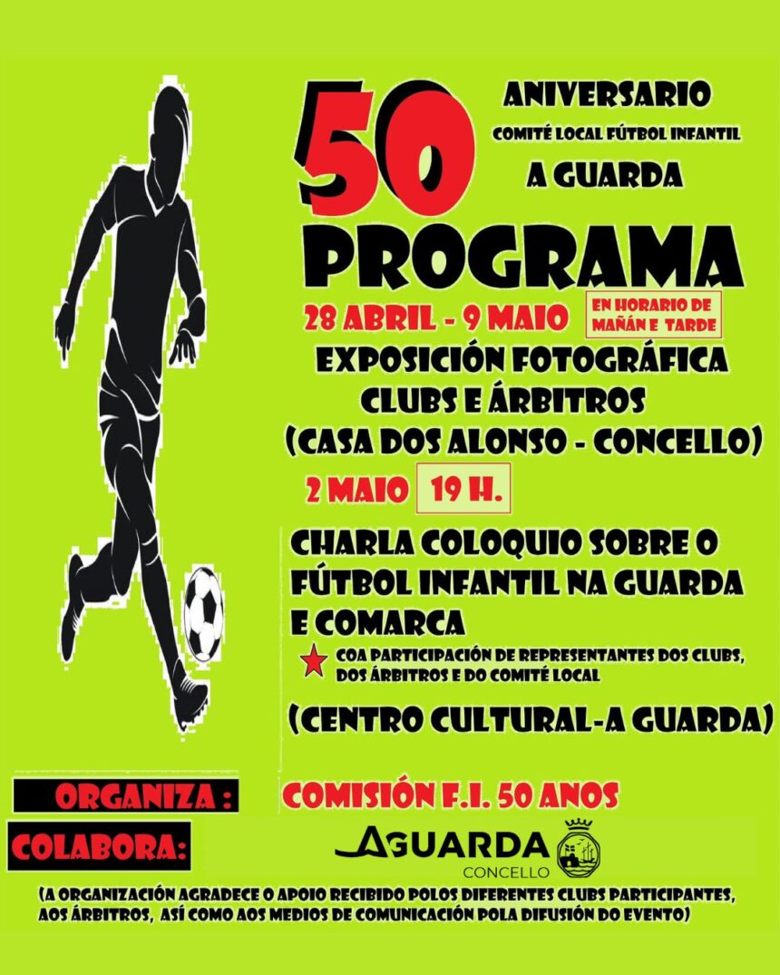Cartel 50 anos futbol
