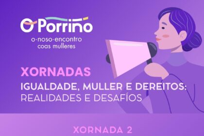 Cartel xornadas igualdade Belen Rubido