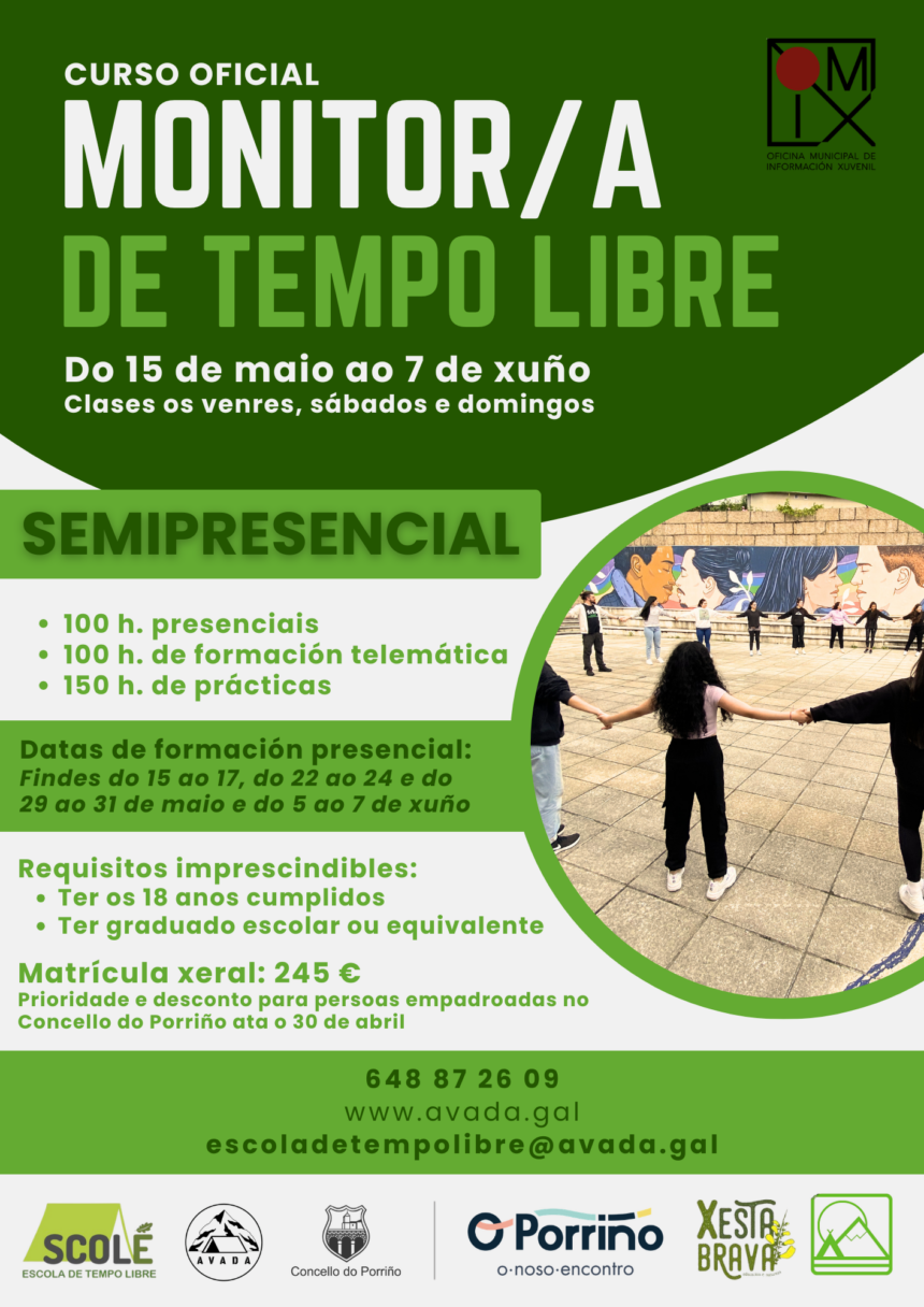 Curso monitor tiempo libre