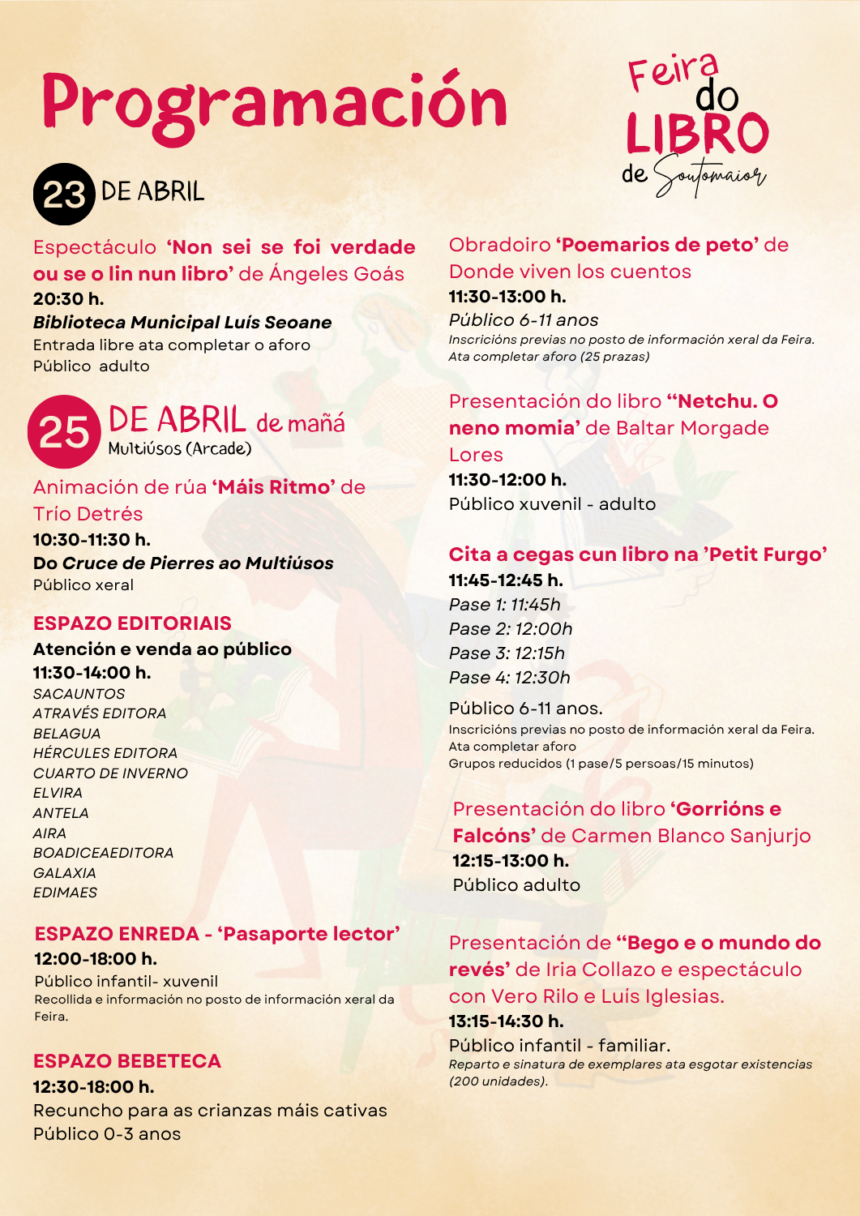 Programacion 01 feira do libro