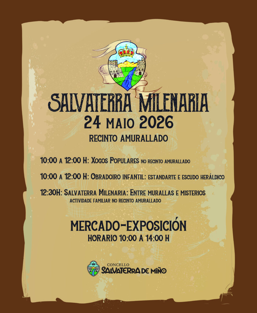 18 05 26 Cartel Salvaterra Milenaria Actividades 2026