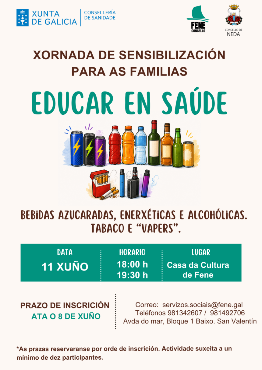 Cartel Educar en Saude Familias 2026