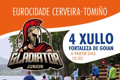 Cartel Gladiator Race Junior Eurocidade Cerveira Tomino