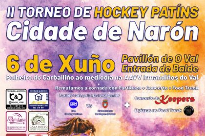 Cartel Hockey Naron torneo