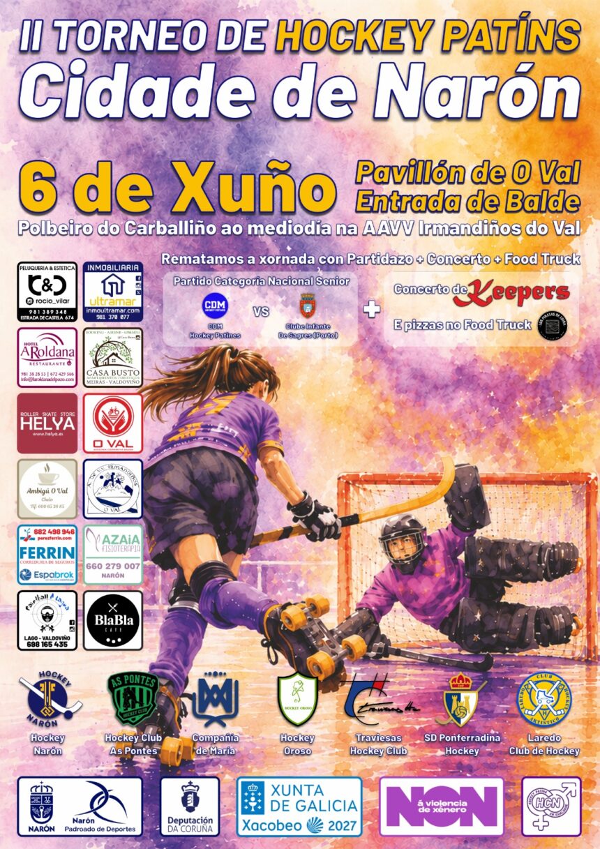 Cartel Hockey Naron torneo