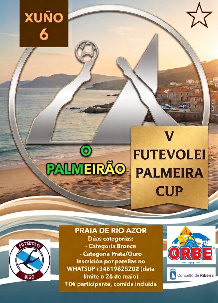 Cartel do V Campionato de Futevolei 2026