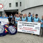Concetracion policias nacionales coruna