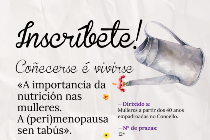 Conecerse e vivirse nutricion cartel 2026 CARTEL 19 maio