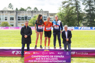 Foto LM medallas lanzamento de peso feminino