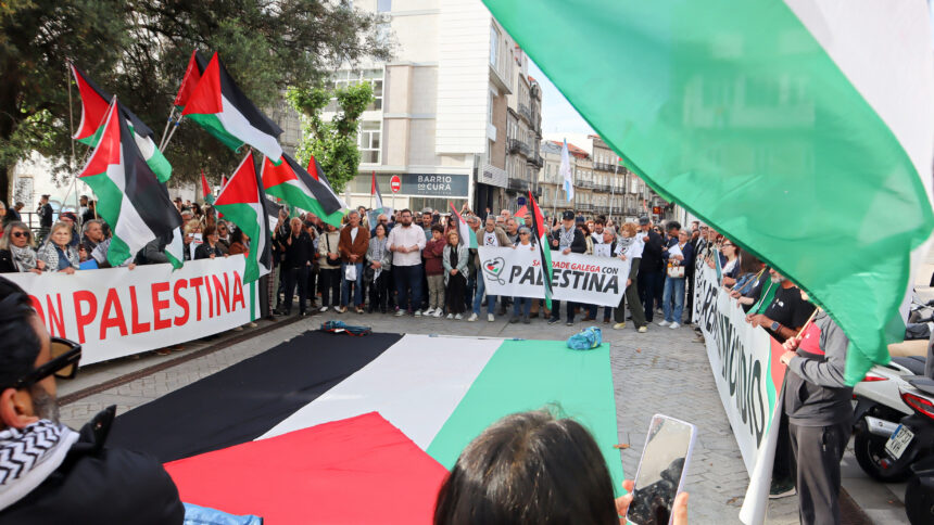 Foto Concentracion Asalto Flotilla BNG Vigo