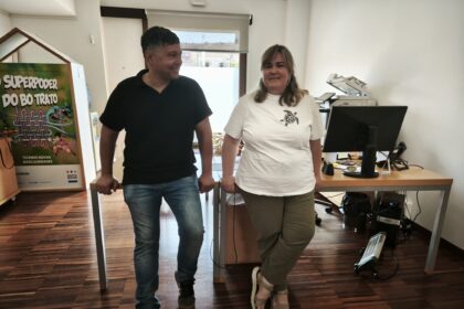 Manu Lourenzo e Rosana Martinez Boullosa