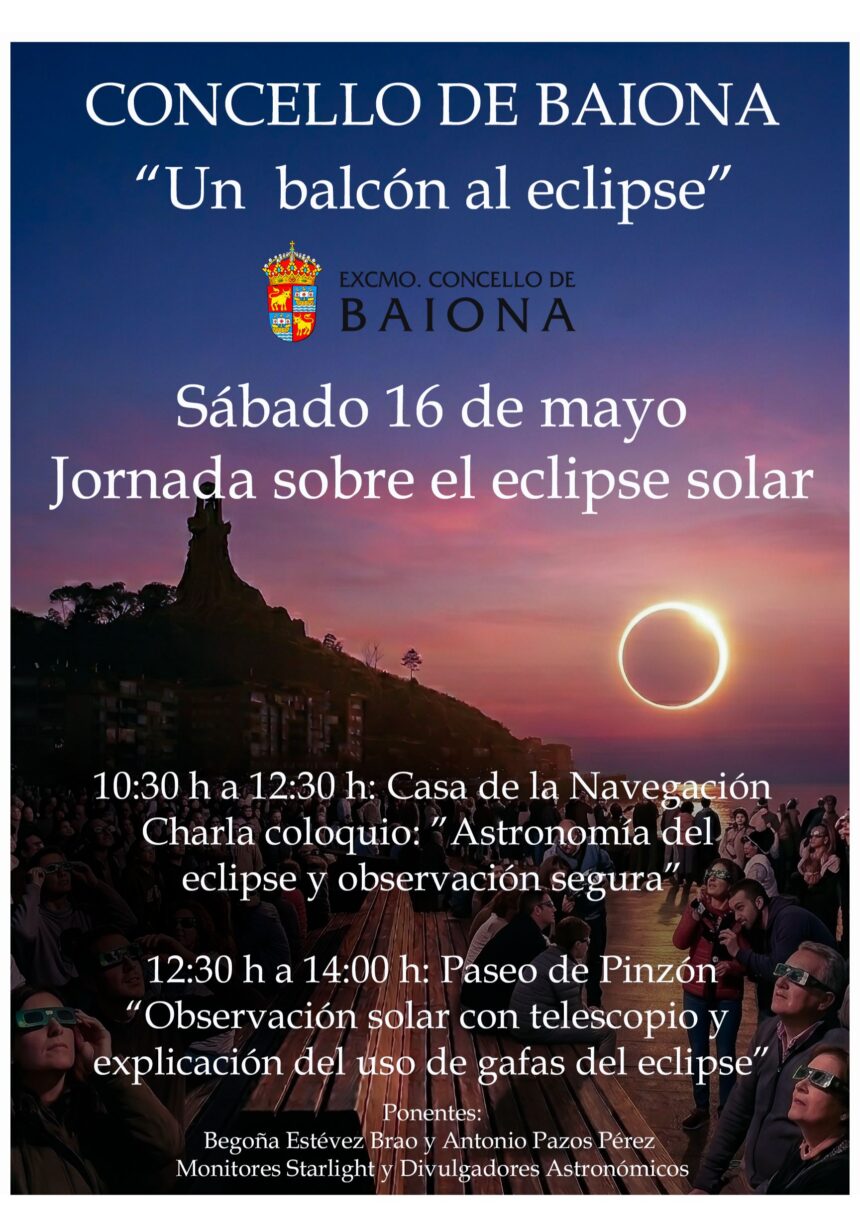 NP BAIONA ECLIPSE TOTAL DE SOL CHARLA COLOQUIO Y OBSERVACION SOLAR