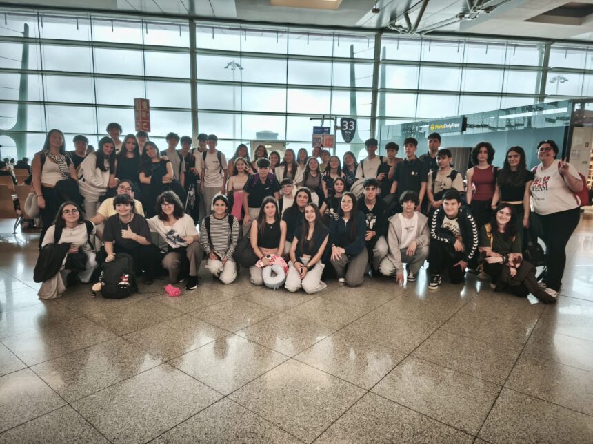Alumnas e alumnos do programa de inmersion linguistica