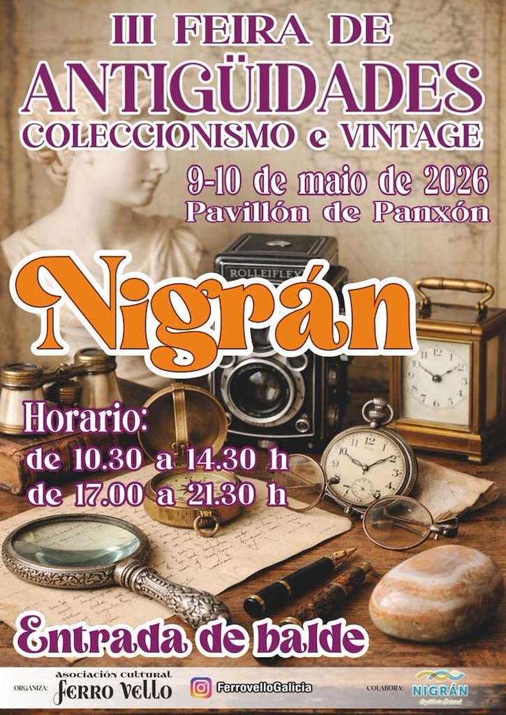 Feira de antiguidades coleccionismo e vintage nigran img46821n1t0