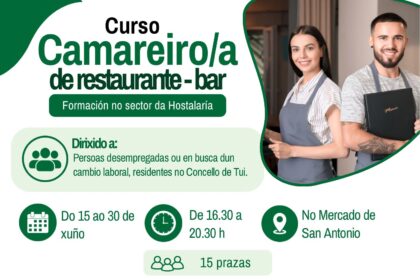 06062026 Cartel Curso Camareiro a