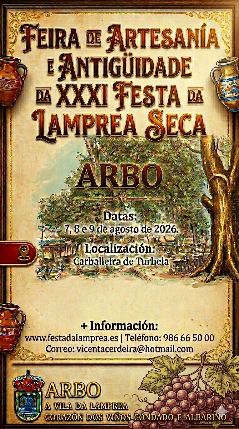 1 Cartel anunciador Feira de Artesania