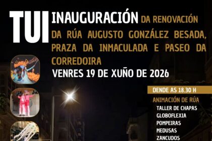 18062026 Cartel inauguracion AG Besada Inmaculada Corredoira