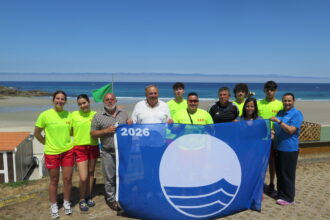 2026 06 16 Izado Bandeira Azul