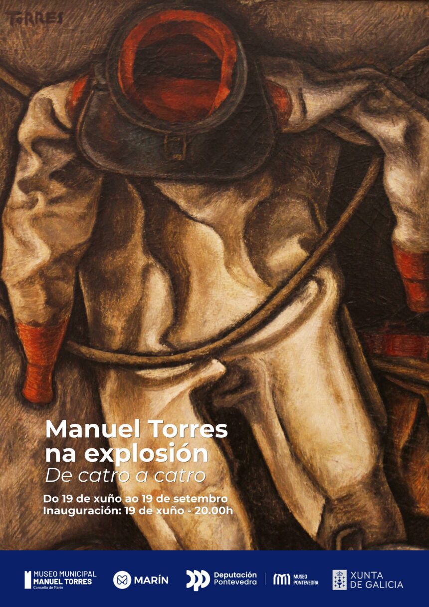 Cartel Exposicion 125 aniversario nacemento Manuel Torres