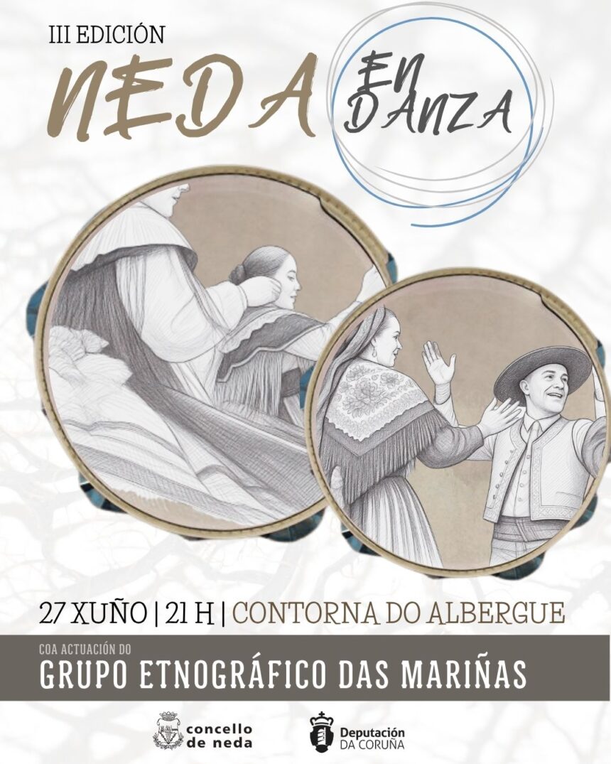 Cartel Neda en danza RRSS