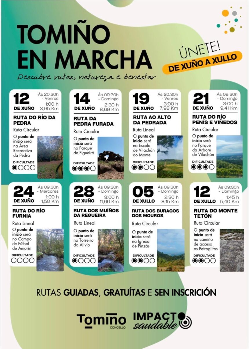 Cartel Tomino en marcha