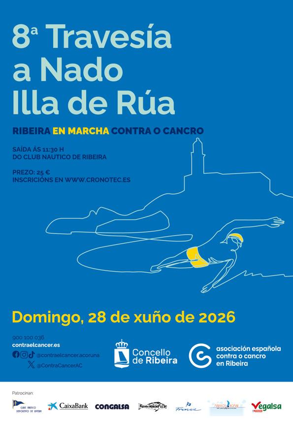 Cartel da Travesia a Nado Illa de Rua 2026