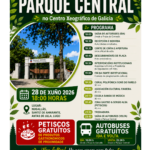 Cartel parque central antas de ulla