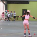 Exhibicion alumnado patinaxe no Roxal 1