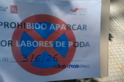 Foto aviso de podas en Castrelos