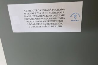 Foto cartel Biblioteca