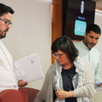 Xabier P Igrexas Ana Martinez e Filipe Abalde abandonan o Pleno 1