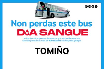 Xuno arranca en Tomino coa visita dunha unidade mobil da Axencia Galega de Doazon de Sangue